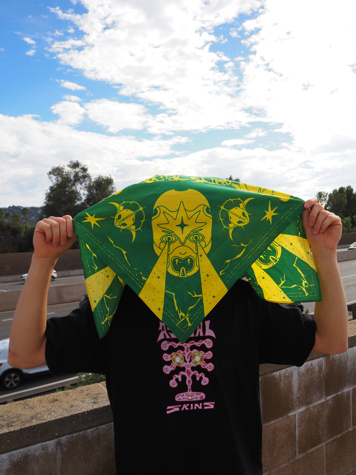 AS Green Graphic Bandana