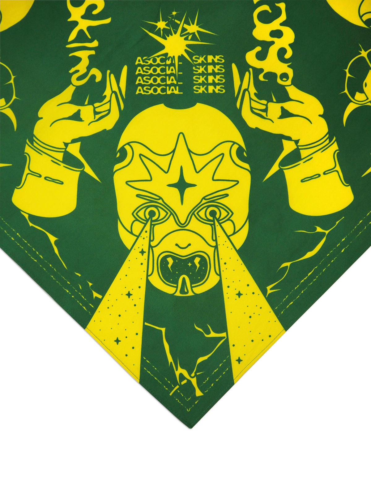 AS Green Graphic Bandana