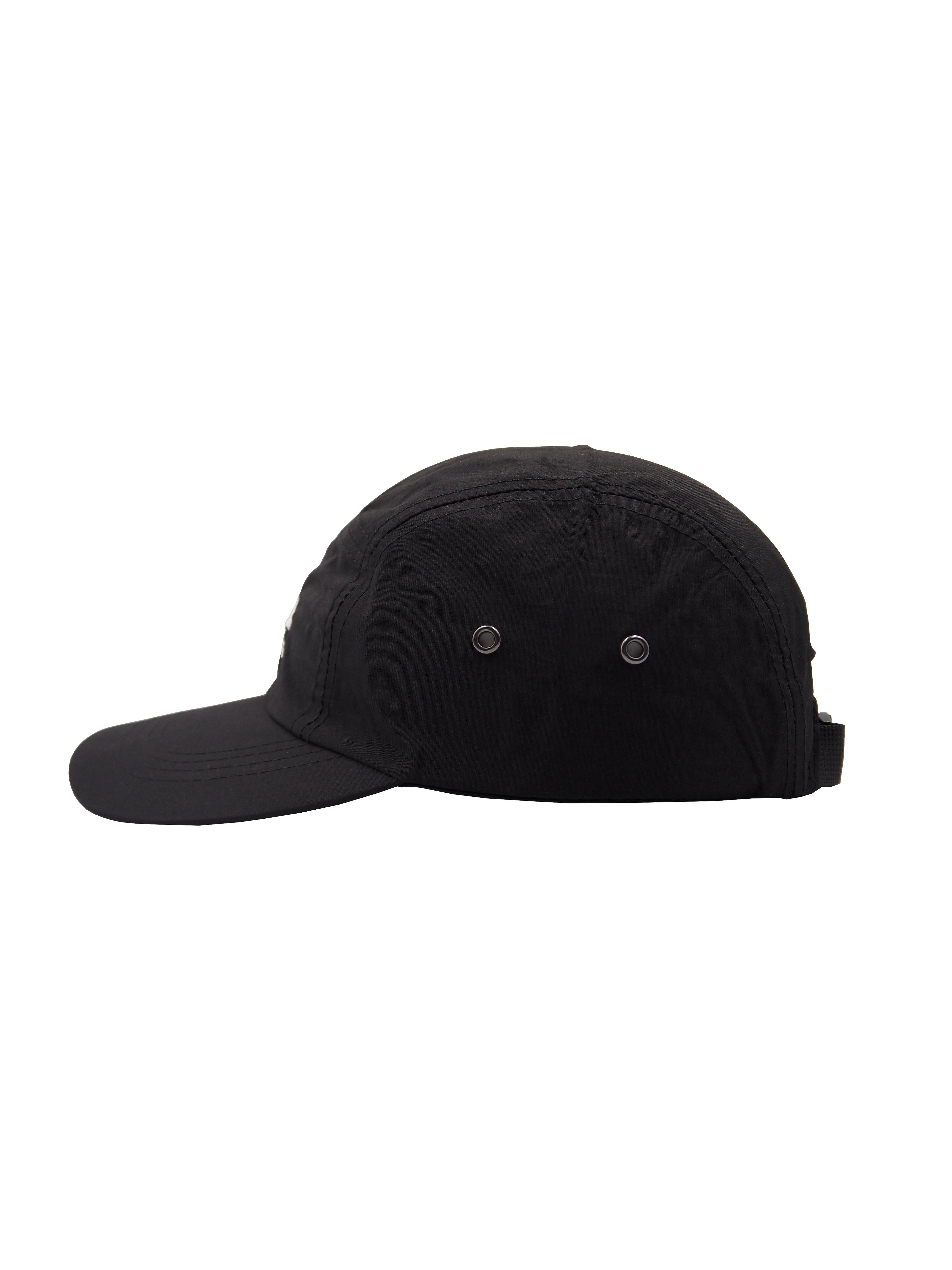 Black Nylon Logo - Hat