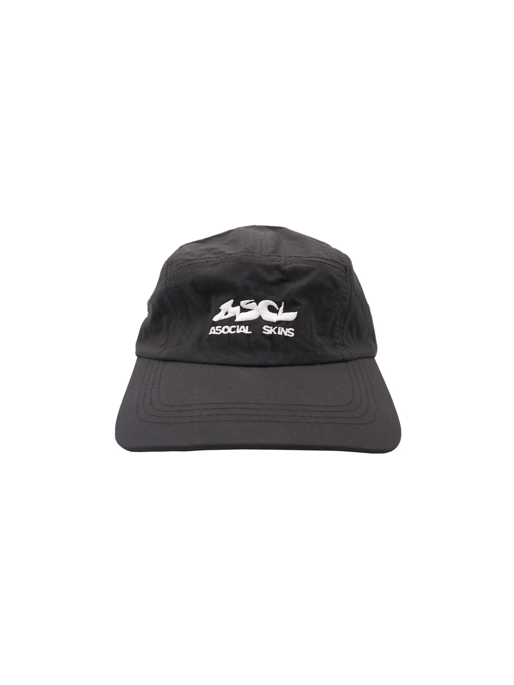 Black Nylon Logo - Hat